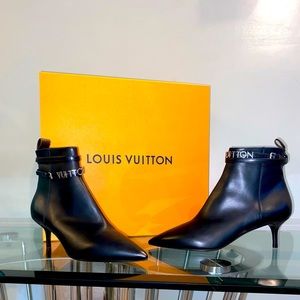 Louis Vuitton Black Booties